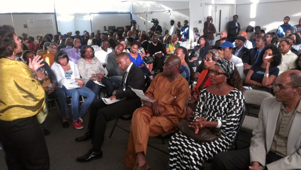 Community film dialogue session