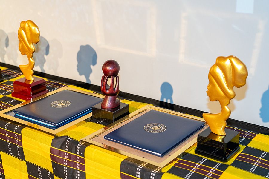 SVAFF 2026 award trophies
